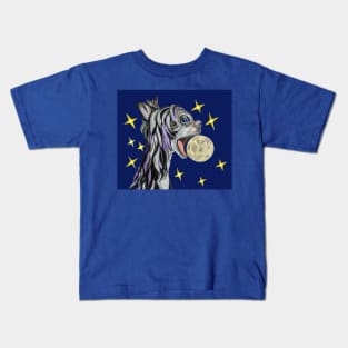 Sky Dog Biting the Moon Kids T-Shirt